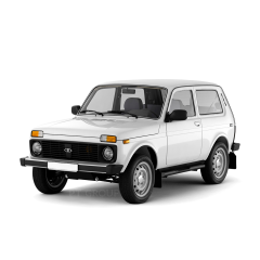 Защита порогов с накладками d63мм ШАГРЕНЬ (ППК) L@DA "4х4 2121" 1995-/ "4x4 URBAN" 2015-