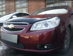 Защита радиатора "Standart" Chevrolet Epica (2006-2013) чёрная